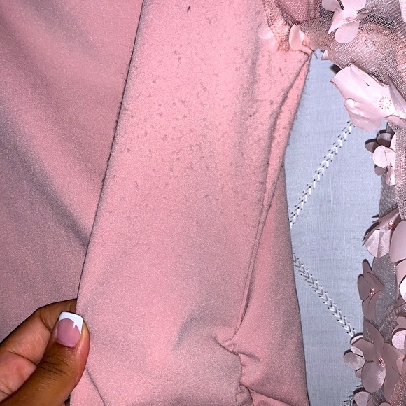 🎉Host Pick 🎉 Floral Bishop Sleeve Midi Pencil Maternity Dress 🤰🏽WORN ONCE! - Picture 9 of 10